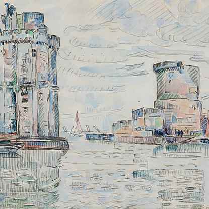La Rochelle. Sortie du port - Paul Signac (1863 - 1935)